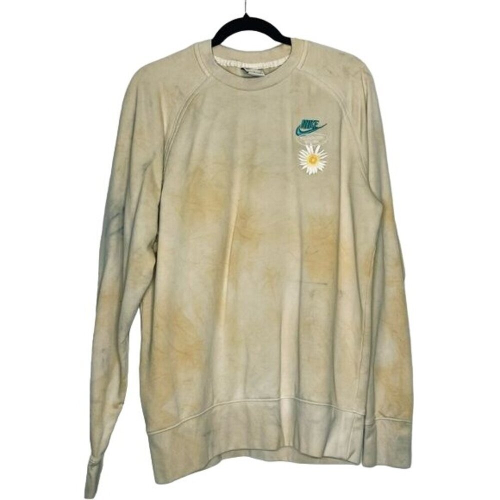 NIKE Have a Nike Day Rare Find customized Beaverton Oregon Yellow tie dye daisy
